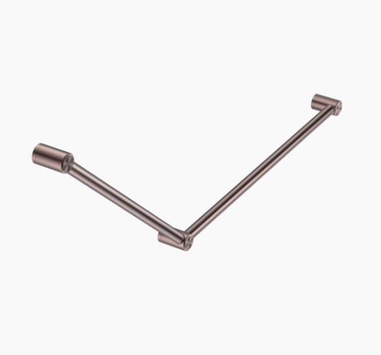 MECCA Care 750x900mm DDA Grab Rail 45 Degree 32mm