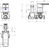 Nova II Shower Mixer With Diverter Chrome