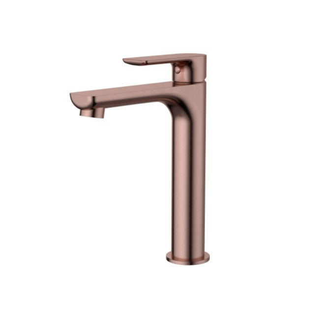Nova Mid Rise Basin Mixer - Champagne