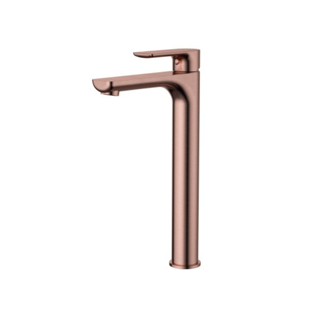 Nova High Rise Basin Mixer - Champagne