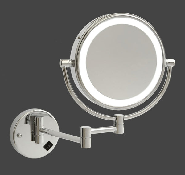 Wall Mounted 5X Magnifying Mirror - 3 colours