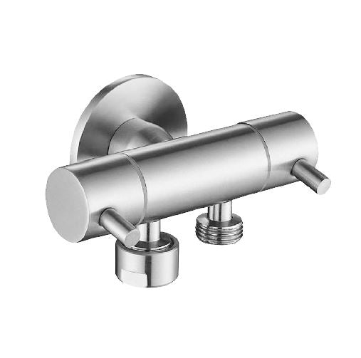 Dual Control Mini Cistern Cock Stainless Steel