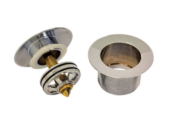 White Pop up/ Pull Out Bath Waste