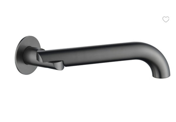 Mica Swivel Bath Spout - Gunmetal