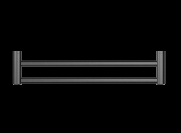 MECCA Care 600/900mm Gun Metal Double Grab Towel Rail