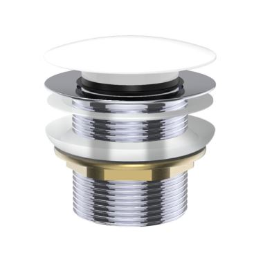 White Pop up/ Pull Out Bath Waste