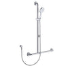 Luciana Care Inverted T Rail Shower with Push/Pull Slider