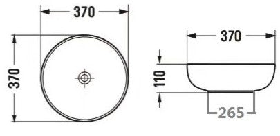 Libby 370 Round Basin