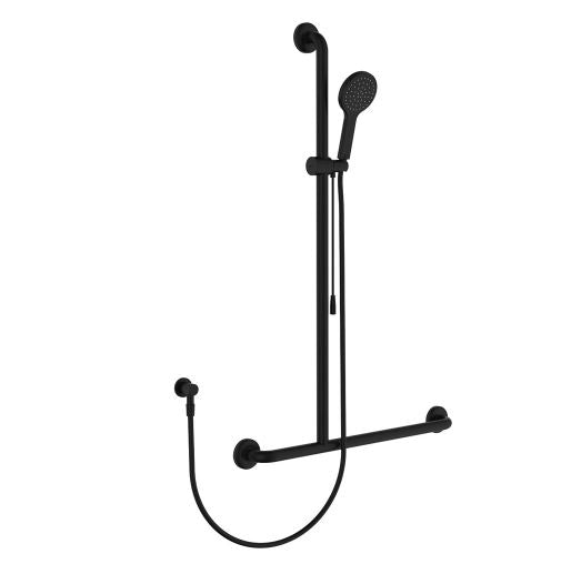 Hustle Care Inverted T Rail Shower with Push/Pull Slider