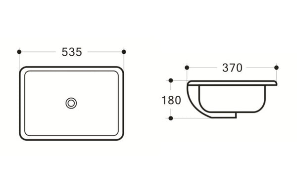 Lexar 535 Undermount Basin