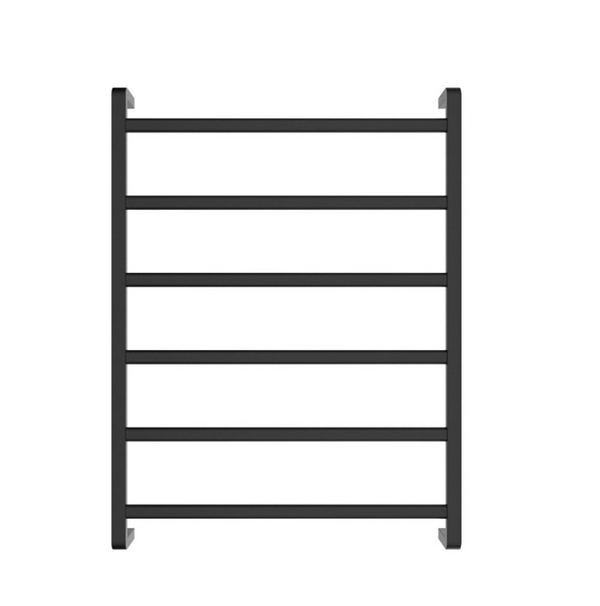 Koko 600x800mm Heated Towel Rail - Matte Black