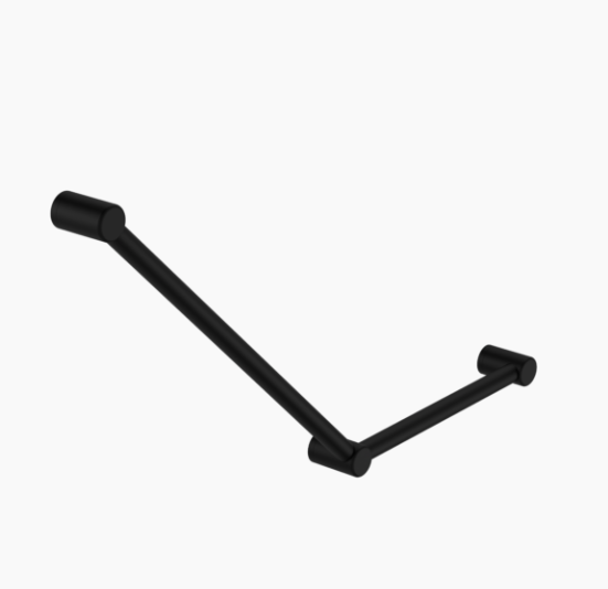 MECCA Care 750x450mm Ambulant Toilet Grab Rail 45 Degree 32mm