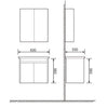 Florence 600mm (330mm deep) Vanity