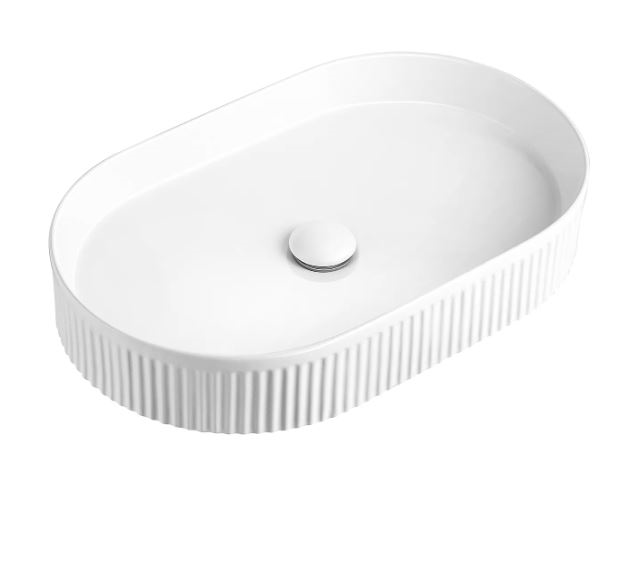 Ripley 580 Oval Basin Matte White