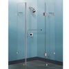 Fully Frameless 900 x 900 Diamond Shower Screen