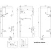 Fully Frameless 900 x 900 Diamond Shower Screen