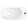 Ari 450 x 220 Cast Stone Wall Basin, 1 Tap Hole