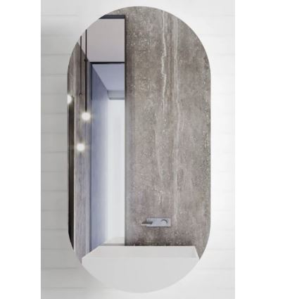 Oval 450 Mirror Cabinet