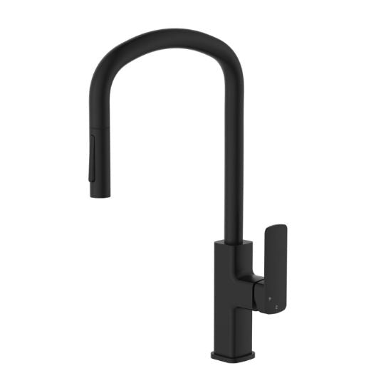 Tono Pull Out Sink Mixer, Matte Black