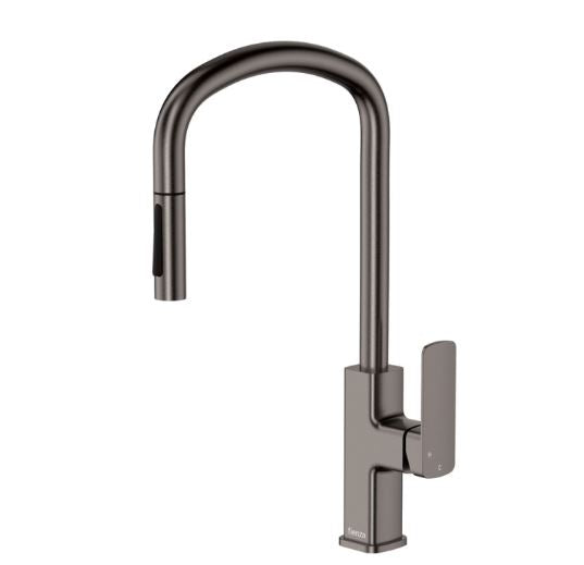 Tono Pull Out Sink Mixer, Gun Metal