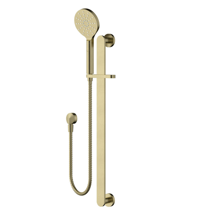 Nova II Shower on Rail Brushed Brass