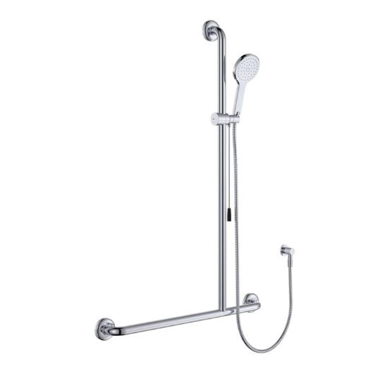 Luciana Care Inverted T Rail Shower with Push/Pull Slider