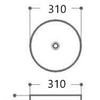 Rondo 310 Matte White Basin