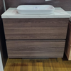 900mm Polytec Ravine Cafe oak Custom Made Vanity