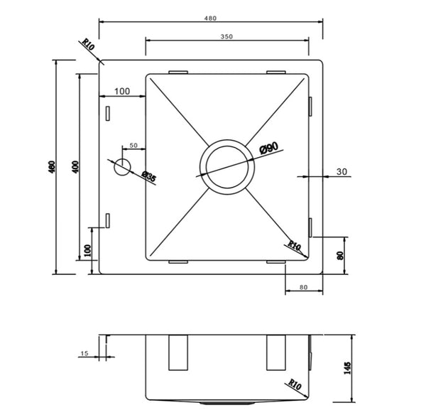Impact 480 Single Bowl Sink