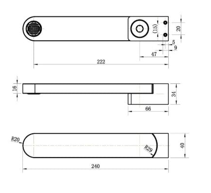 Nova Swivel Bath Spout - Chrome