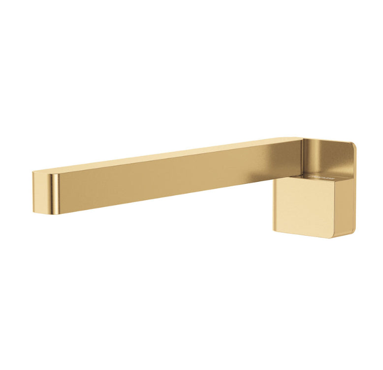 Eva Brushed Brass Swivel Bath Spout