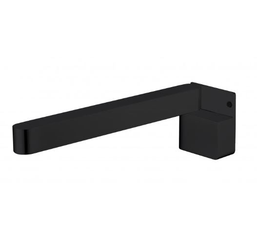 Eva Matte Black Swivel Bath Spout