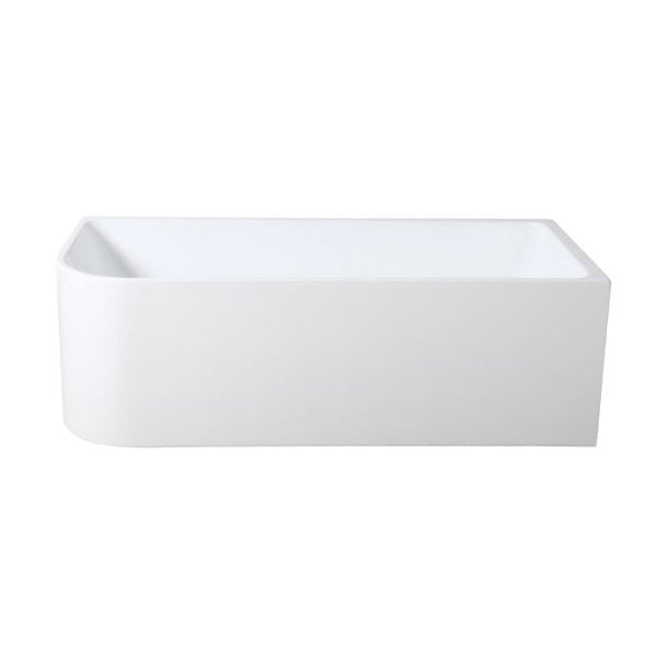 Tanya 1400 White Gloss Corner Bath