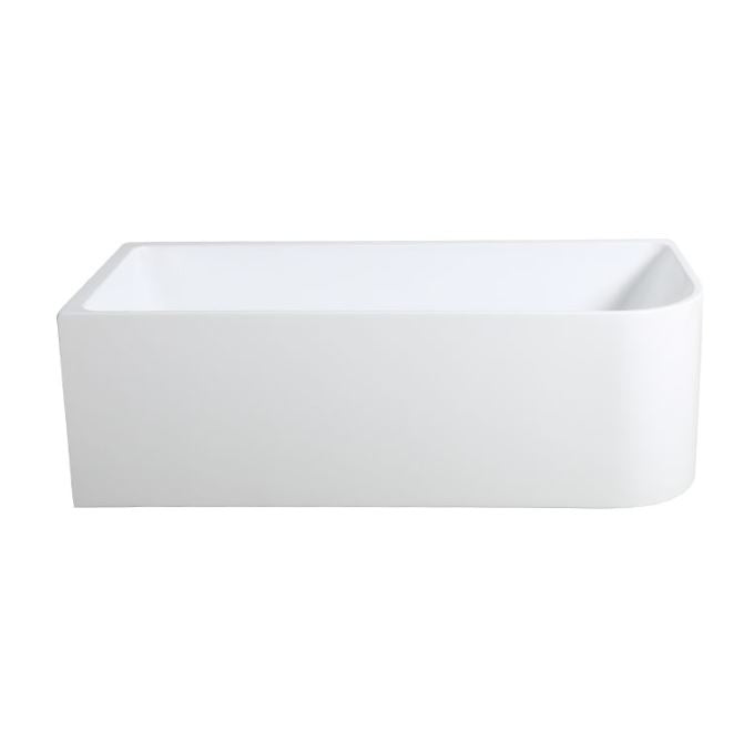 Tanya 1400 White Gloss Corner Bath