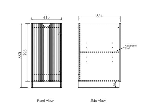 Finley 415 One Door Base Cabinet