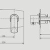 Lora Bath Mixer With Spout