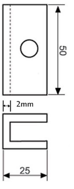 Shower Wall Bracket - Chrome