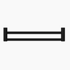 MECCA Care 600/900mm Matte Black Double Grab Towel Rail
