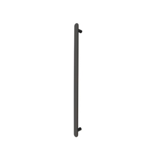 Nova Vertical Heated Towel Rail - Matte Black