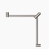 MECCA Care 600x600mm Brushed Nickel Wrap Around Corner Grab Rail 32mm