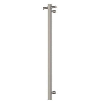230V Brushed Nickel Vertical Heated Towel Rail