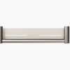 MECCA Care Brushed Nickel Grab rail With Shelf 300/450mm