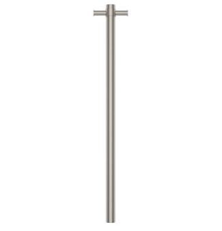 230V Brushed Nickel Vertical Heated Towel Rail