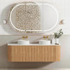 Curved Bondi 600mm-1800mm Fluted Woodland Oak Vanity