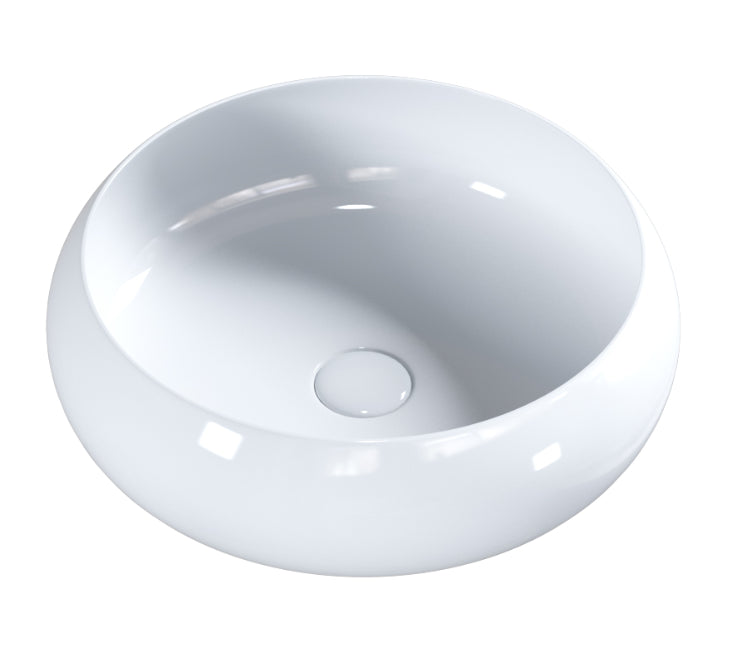 Casa 400 White Gloss Basin