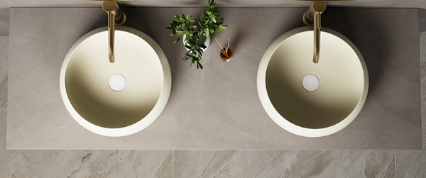 Casa 400 Matte Khaki Basin