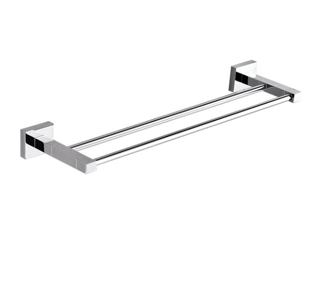 Leo 600mm double Towel Rail