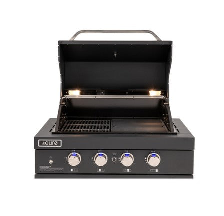 Euro 4 Burner Built-in & Hood Barbeque
