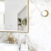 Arch 1200(H)x800(W) Gold Metal Frame LED Mirror