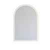 Arch 1200(H)x800(W) Gold Metal Frame LED Mirror